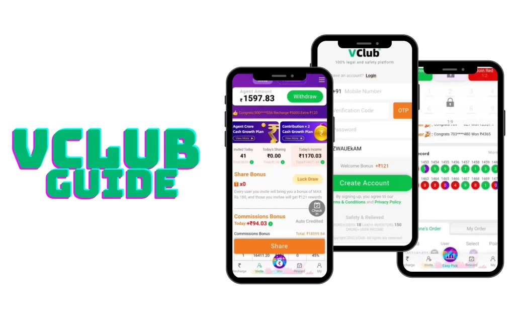 vclub login guide