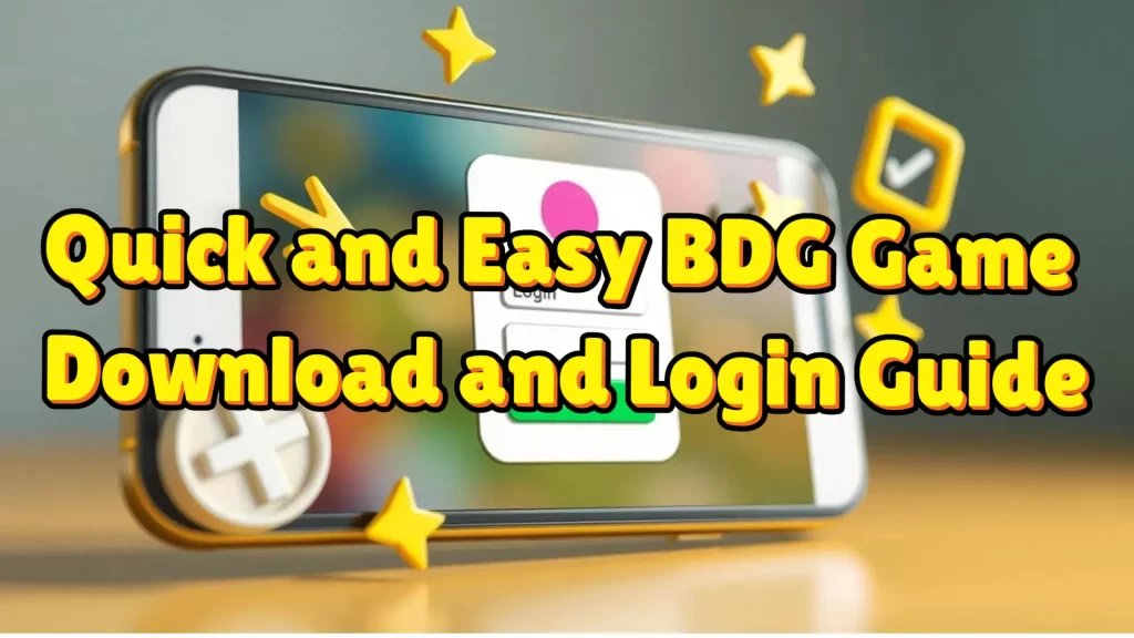 BDG game login download